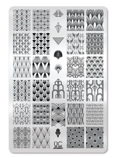 Art Deco Refinement-  Uber Chic Stamping Plate